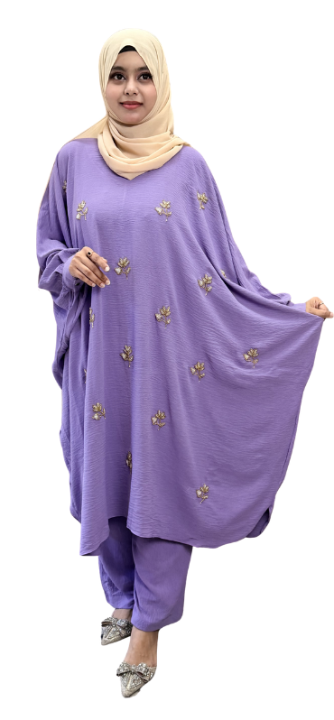 Karchupi Abaya Set ruxea