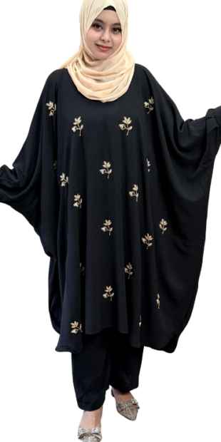 Karchupi Abaya Set ruxea