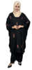 Embroidery Abaya Set Black ruxea